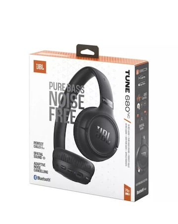JBL Tune 680NC On-Ear Headphones - Black