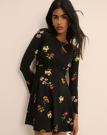 Nobody's Child Tate Long Sleeve Mini Jersey Dress