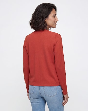 V Neck Statement Button Cardigan