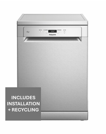 Hotpoint HP2FFC14BN6XUK Freestanding Full Size Dishwasher ActiveDry - INSTALL