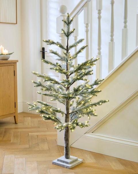 Frosted Pine Needle Tree 4ft