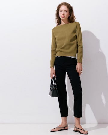 Mango Fine Knit Boat-Neck Sweater