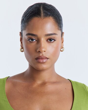 Simply Be Green Historic Detail Skater Dress