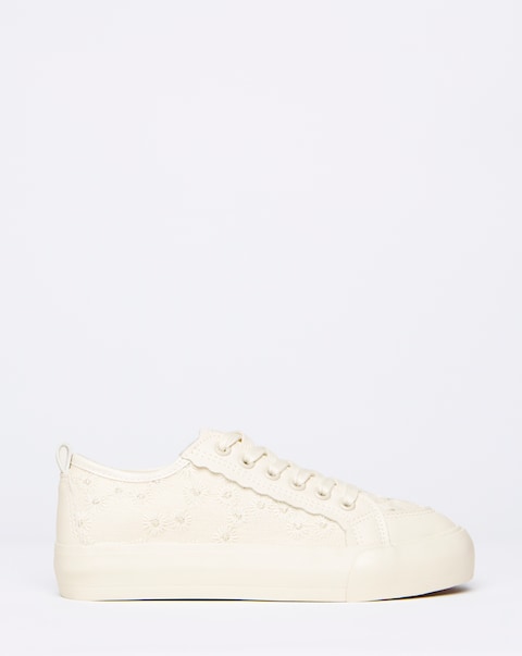 Shawnee Mesh Lace Up Trainers - Wide Fit (E)