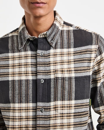 Timberland Flannel House Check Shirt - Black