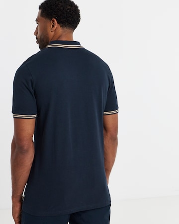 Voi Tipped Pique Polo Long Length