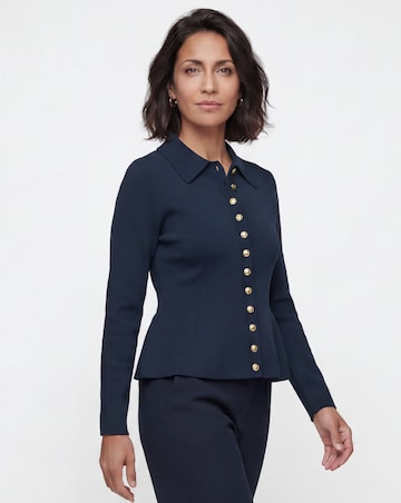 Peplum Knitted Jacket