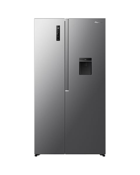 Fridgemaster MS91558DES NonPlumbed Total No Frost American Fridge Freezer Silver