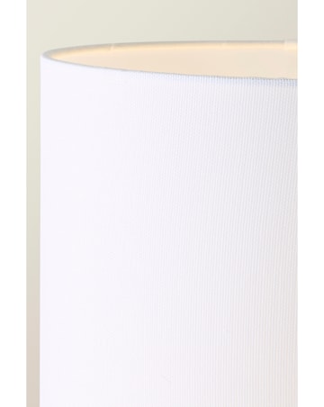 ValueLights Una Rattan Midi Floor Lamp