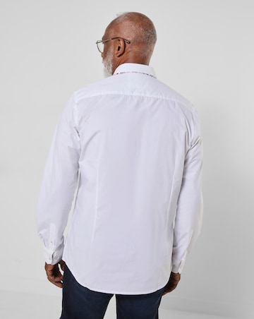 Joe Browns Delightful Double Collar Smart Shirt - White