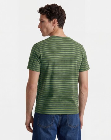 Yarn Dyed Stripe Crew Neck T-Shirt Long