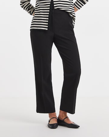 Tailored Straight Leg Trousers with stretch