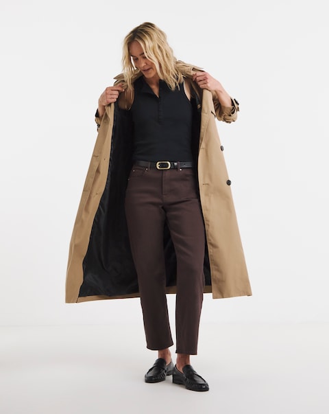 Chocolate Authentic Straight Leg Jeans