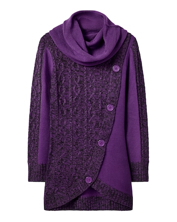 Joe Browns Curiously Cosy Cowl Neck Longline Jumper