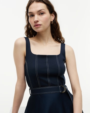 Tommy Hilfiger Contrast Stitch Tank Dress