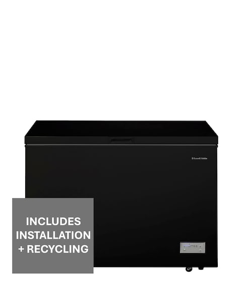Russell Hobbs RH300CF201B 300L Chest Freezer Black + Install