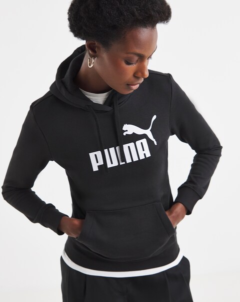 PUMA Essentials Logo Oversized Fleece Hoodie