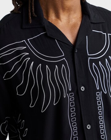 Only & Sons Wright Printed Shirt - Black