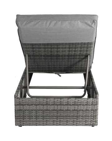 Charles Bentley Rattan Sun Lounger