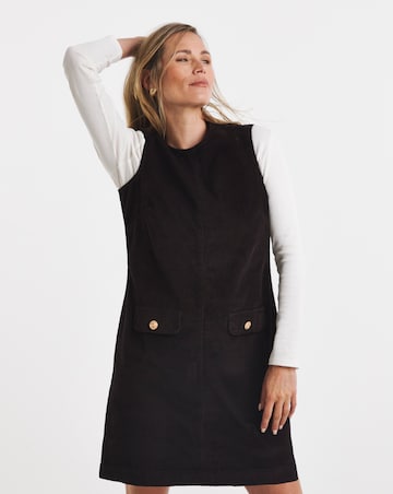 Chocolate Cord Mod Dress