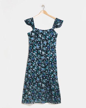 French Connection Bette Satin Burnout Dress