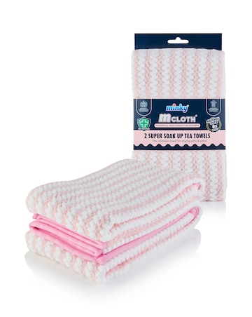 Minky Storage Caddy with Super Soak Up Cleaning Cloth Bundle