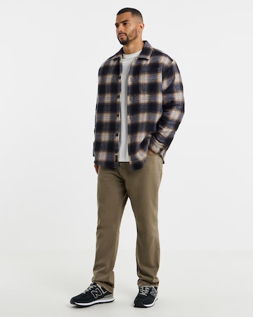 Jack & Jones Soho Ollie Overshirt - Navy Check