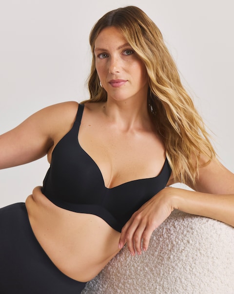 MAGISCULPT Smooth & Sculpt Ultimate Comfort Wired T-Shirt Bra (B-F) Black