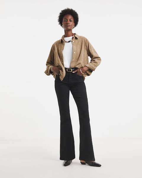 Black 24/7 Bootcut Jean