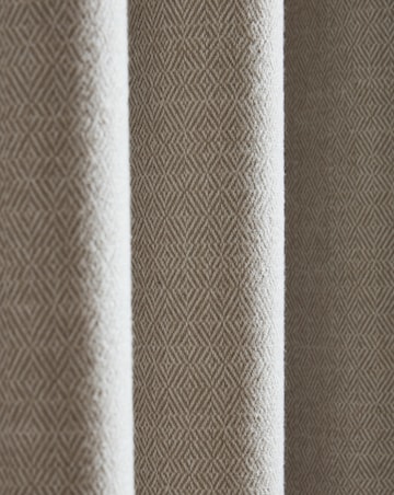 Catherine Lansfield Brushed Texture Ruffle Top Curtains