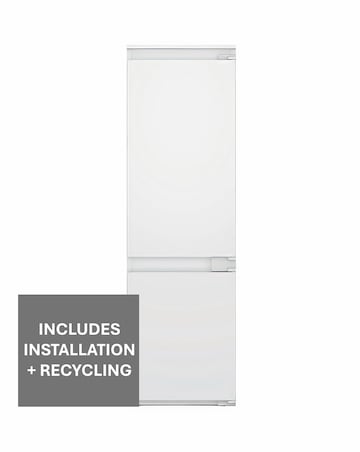 Indesit INC18D011B1 Integrated 70/30 Fridge Freezer White + Install