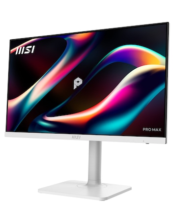 MSI PRO MAX 241PHW 24in FHD 144Hz 4ms IPS Adaptive-Sync Monitor - White