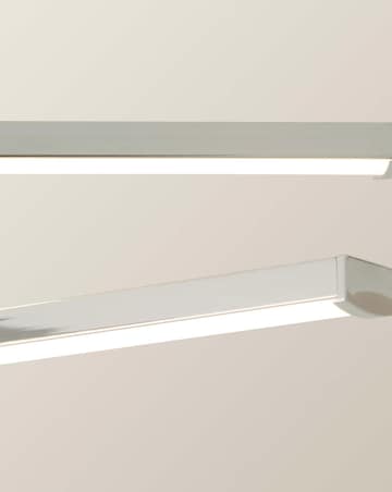 ValueLights Infinity IP44 Chrome 3 Arm Adjustable Ceiling Light