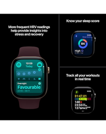 Apple Watch Series 12 GPS + Cellular 42mm - White Ceramic/Sand Sport Band - S/M