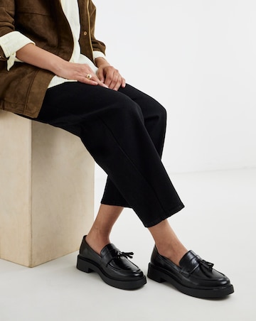 Madelyn Tassle Detail Loafer Shoes - Wide Fit (E)
