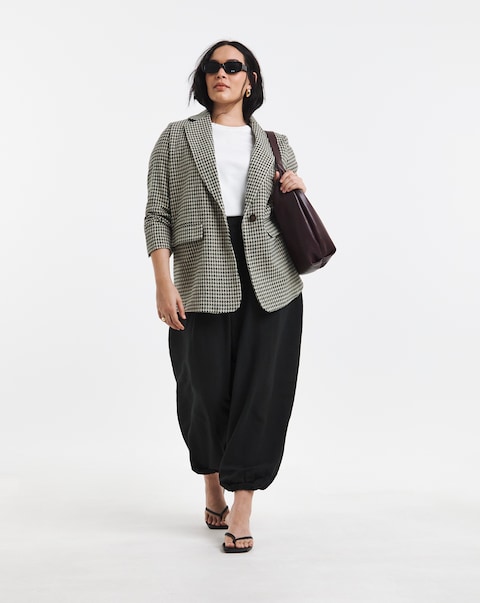 Simply Be Houndstooth Blazer