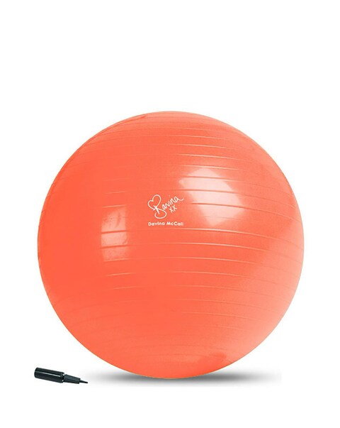 Davina McCall 65cm Gym Ball with Pump Orange