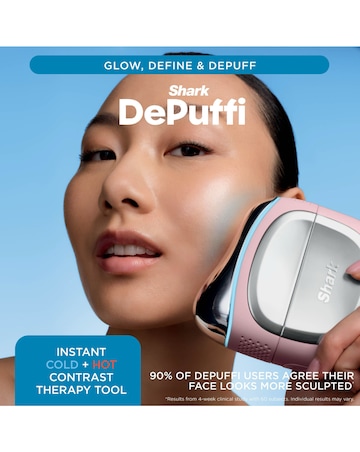 Shark DePuffi Contrast Therapy Sculpting Tool FH220UKPK Peony Pink