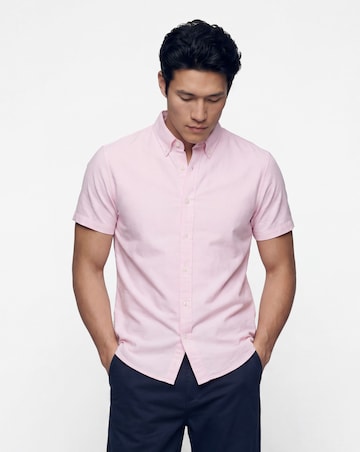 Short Sleeve Oxford Shirt Long Length