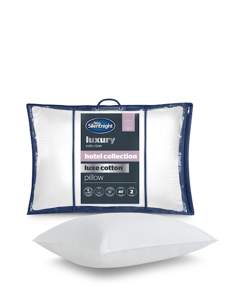 Silentnight Hotel Collection Luxe Cotton Pillow