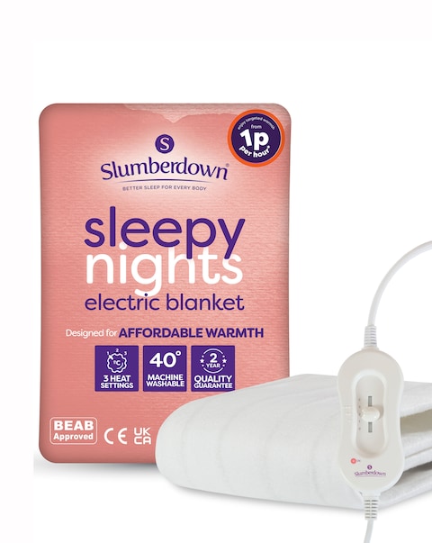 Slumberdown Sleepy Nights Electric Blanket