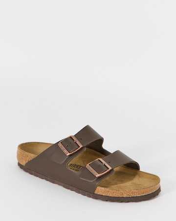 Birkenstock Classic Smooth Leather Arizona Sandals - Dark Brown