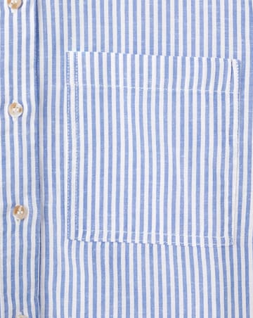Mango Short Sleeve Striped Shirt