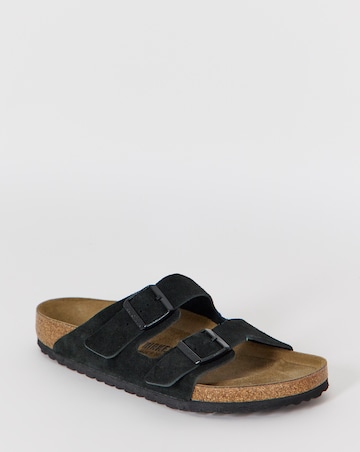 Birkenstock Classic Suede Arizona Sandals - Black