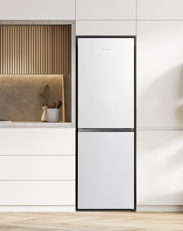 Fridgemaster MC55240E 174cm 50/50 Fridge Freezer White