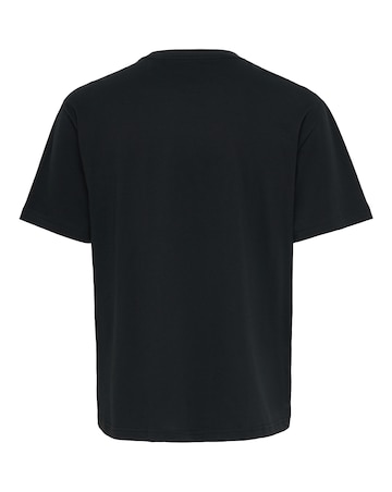 Only & Sons Iron Maiden Relaxed Fit Astronaut Skeleton T-Shirt - Black