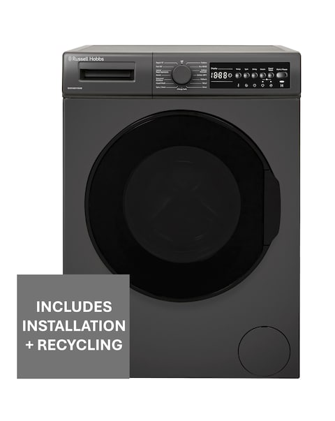 Russell Hobbs RH914W116AN 9kg 1400rpm Washing Machine Anthracite + Install