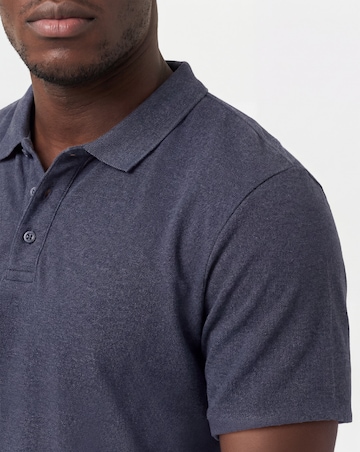 Pure Cotton Marl Pique Polo