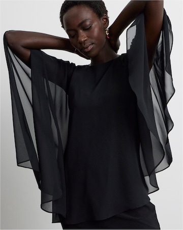 Joanna Hope Cape Midi Dress