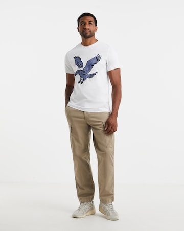 Lyle & Scott Short Sleeve Graphic Eagle T-Shirt - White